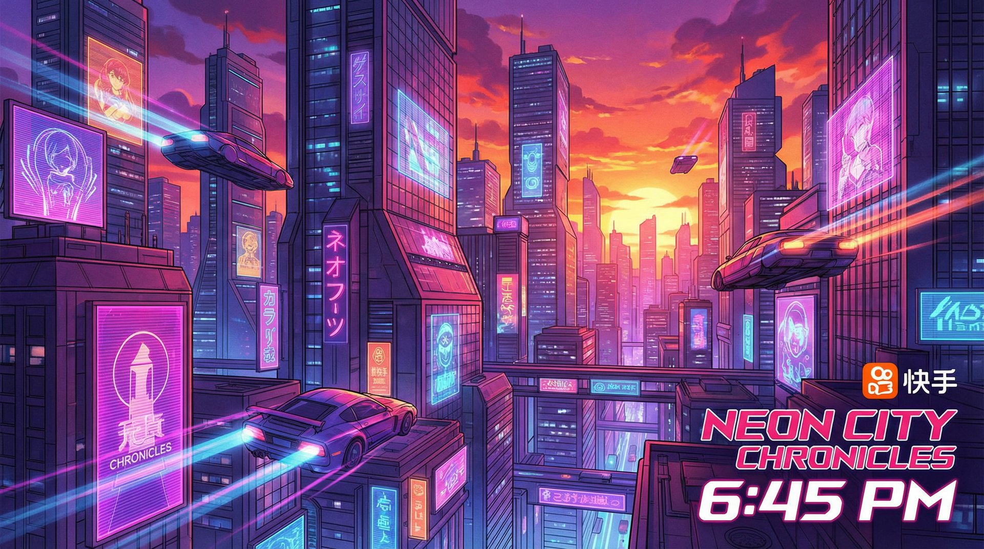 小蓝视频动漫-赛博都市黄昏纪